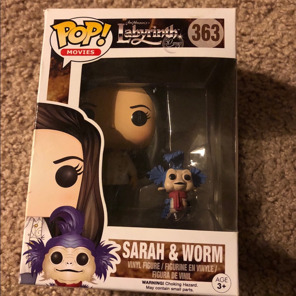 Labyrinth- Sarah & Worm Funko